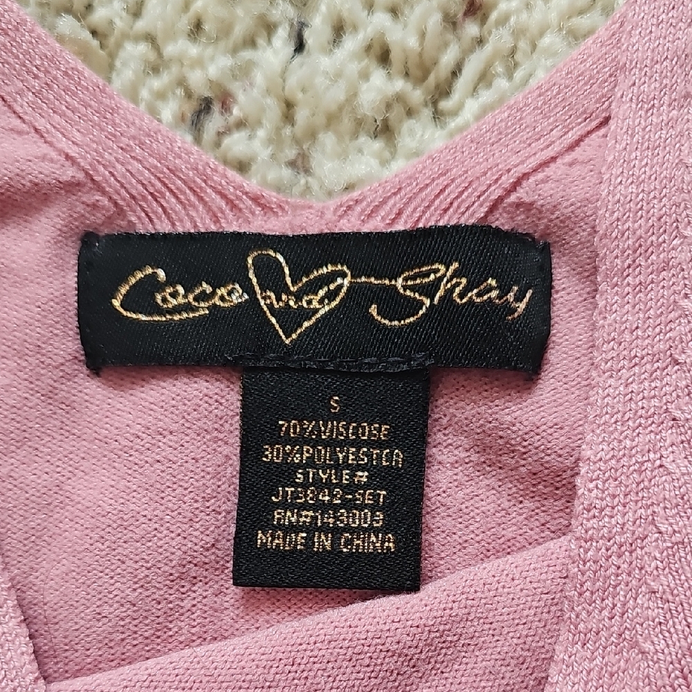 Pink Ribbed Tank Top - Picture 2 of 3